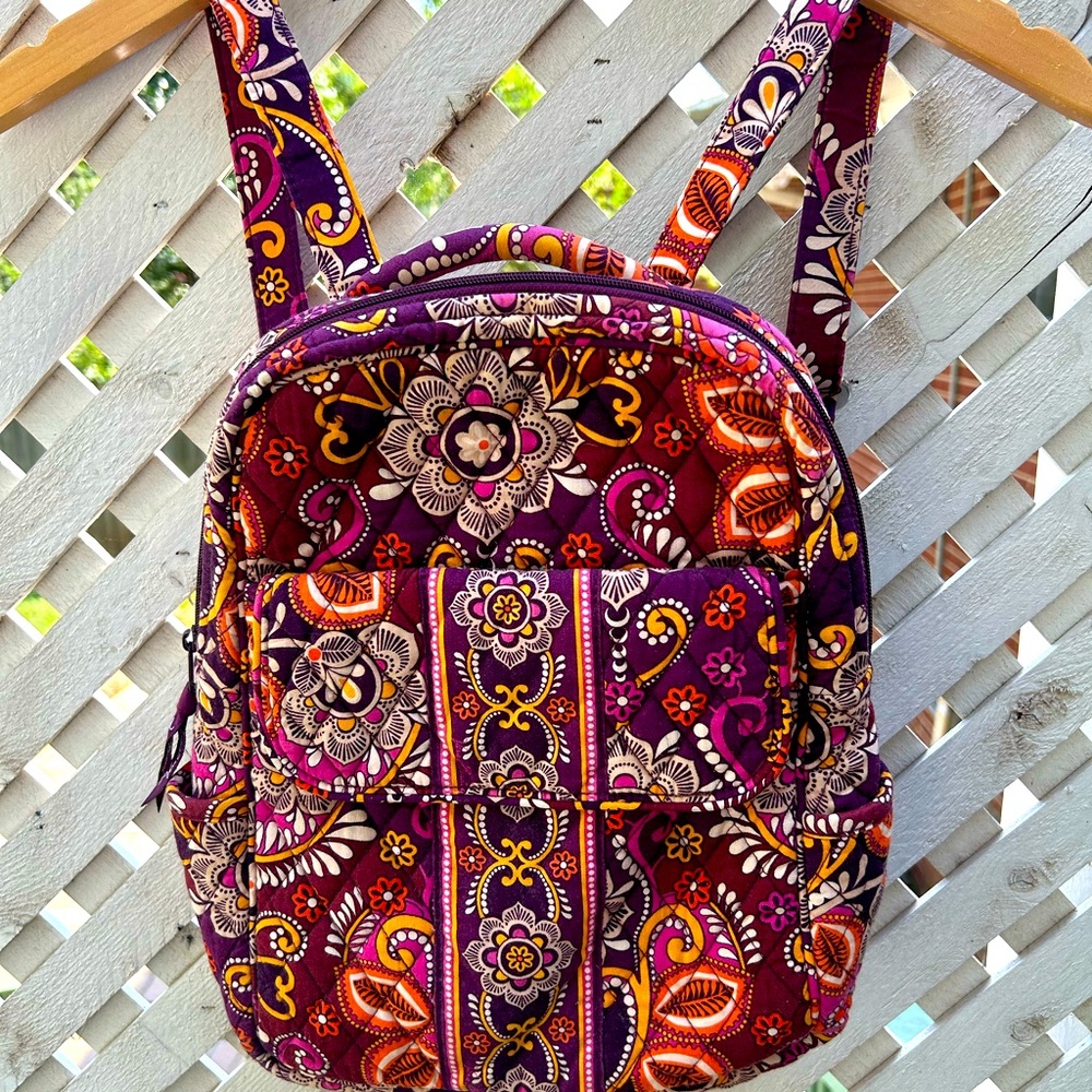 Vera Bradley purse backpack safari sunset